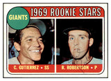 1969 Topps #016 Rich Robertson Giants Signed Autographed 509590