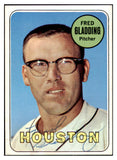 1969 Topps #058 Fred Gladding Astros Signed Autographed 509601