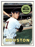 1969 Topps #076 Norm Miller Astros Signed Autographed 509608