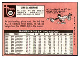 1969 Topps #102 Jim Davenport Giants Signed Autographed 509614