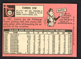 1969 Topps #152 Tommie Sisk Pirates Signed Autographed 509629