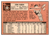 1969 Topps #161 John Purdin Dodgers Signed Autographed 509631