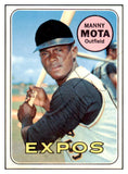 1969 Topps #236 Manny Mota Expos Signed Autographed 509652