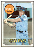 1969 Topps #268 Al Spangler Cubs Signed Autographed 509662