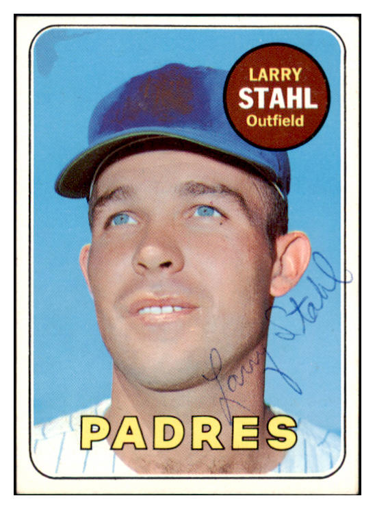 1969 Topps #271 Larry Stahl Padres Signed Autographed 509664