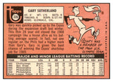 1969 Topps #326 Gary Sutherland Expos Signed Autographed 509681