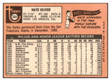 1969 Topps #354 Nate Oliver Yankees Signed Autographed 509687