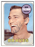 1969 Topps #374 Bob Tillman Braves Signed Autographed 509692