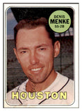 1969 Topps #487 Denis Menke Astros Signed Autographed 509713