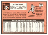 1969 Topps #497 Julian Javier Cardinals Signed Autographed 509715