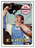 1969 Topps #549 Ron Brand Expos Signed Autographed 509725