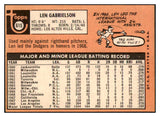 1969 Topps #615 Len Gabrielson Dodgers Signed Autographed 509734