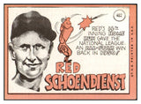 1969 Topps #462 Red Schoendienst Cardinals Signed Autographed 509752