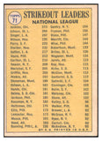 1970 Topps #071 N.L. Strike Out Leaders Fergie Jenkins Bill Singer Signed Autographed