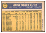 1970 Topps #260 Claude Osteen Dodgers Signed Autographed 509770