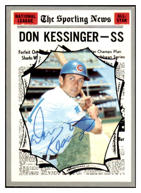 1970 Topps #456 Don Kessinger A.S. Cubs Signed Autographed 509771