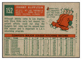 1959 Topps #152 Johnny Klippstein Dodgers Signed Autographed 509781