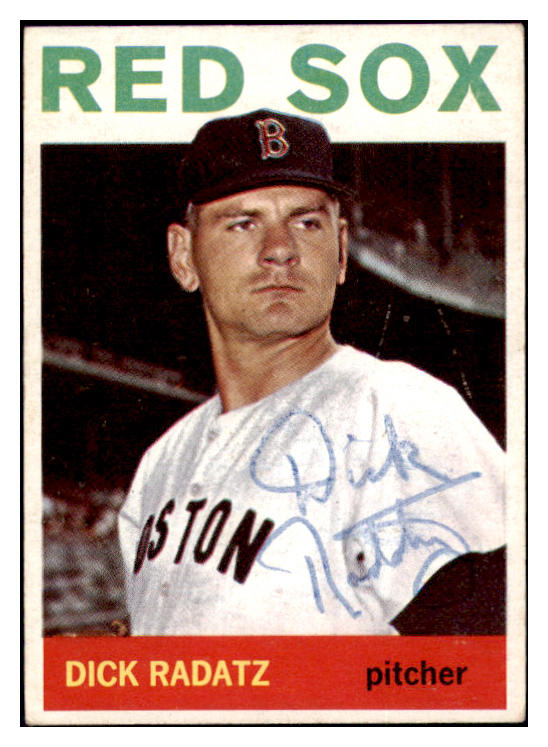 1964 Topps #170 Dick Radatz Red Sox Signed Autographed 509801