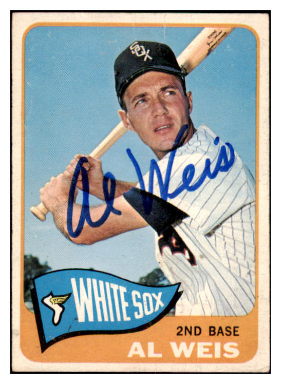 1965 Topps #516 Al Weis White Sox Signed Autographed 509802