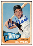 1965 Topps #516 Al Weis White Sox Signed Autographed 509802