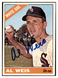 1966 Topps #066 Al Weis White Sox Signed Autographed 509804