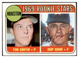 1969 Topps #614 Skip Guinn Astros Signed Autographed 509816