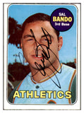 1969 Topps #371 Sal Bando A's Signed Autographed 509820