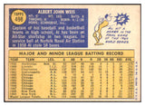 1970 Topps #498 Al Weis Mets Signed Autographed 509823