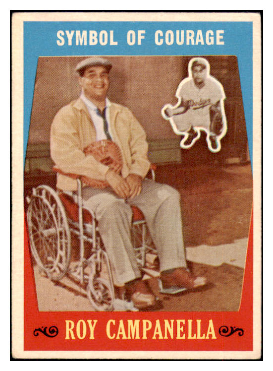 1959 Topps Baseball #550 Roy Campanella Dodgers VG-EX 509870