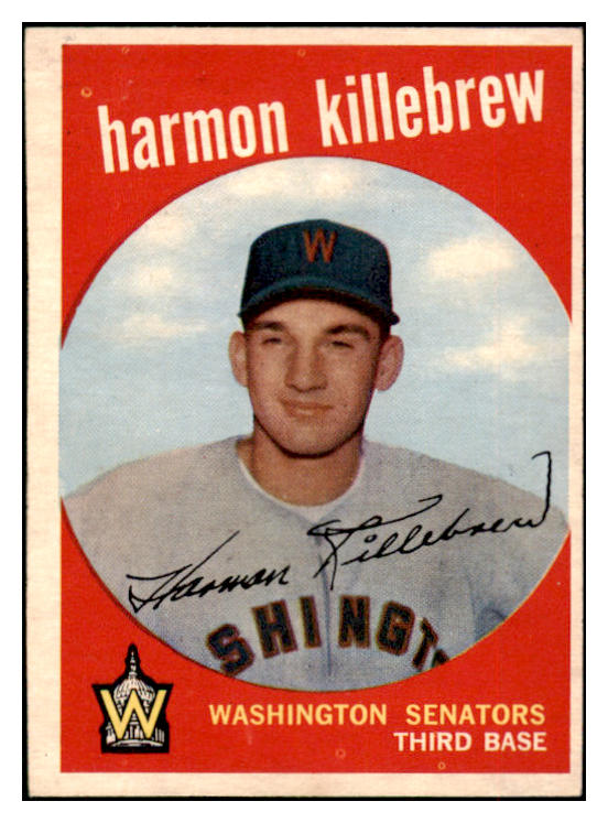 1959 Topps Baseball #515 Harmon Killebrew Senators EX 509882