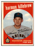 1959 Topps Baseball #515 Harmon Killebrew Senators EX 509882