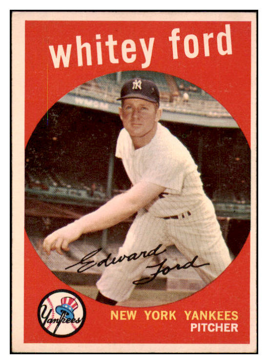 1959 Topps Baseball #430 Whitey Ford Yankees EX-MT 509889