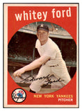 1959 Topps Baseball #430 Whitey Ford Yankees EX-MT 509889