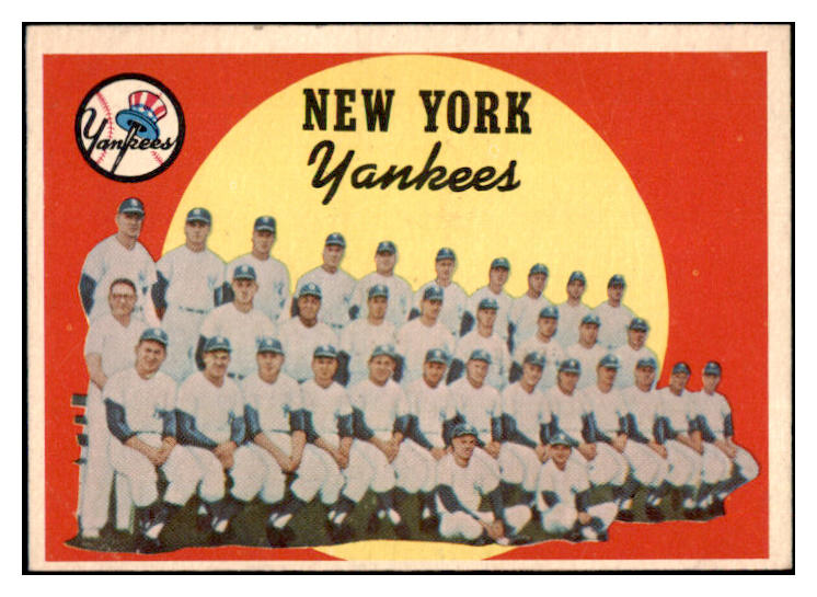 1959 Topps Baseball #510 New York Yankees Team EX-MT 509890