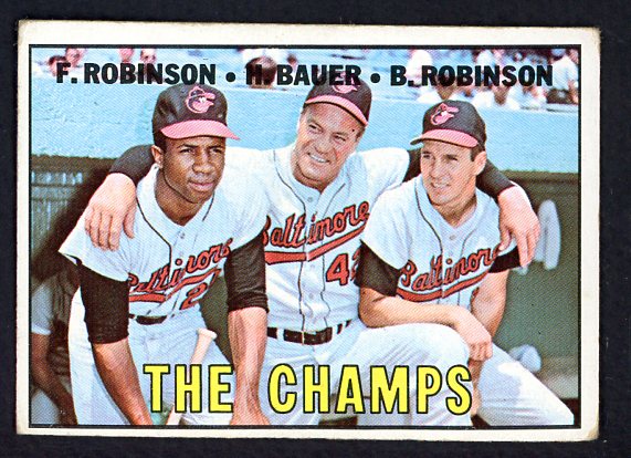 1967 Topps Baseball #001 Brooks Robinson Frank Robinson VG 509895