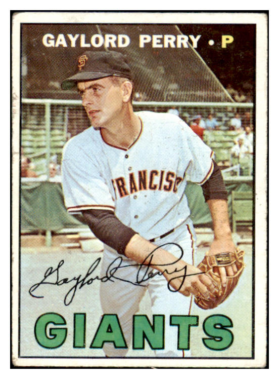 1967 Topps Baseball #320 Gaylord Perry Giants VG 509903