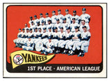 1965 Topps Baseball #513 New York Yankees Team EX-MT 509913