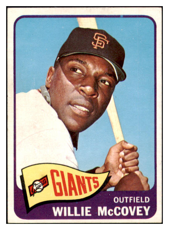 1965 Topps Baseball #176 Willie McCovey Giants EX-MT 509931