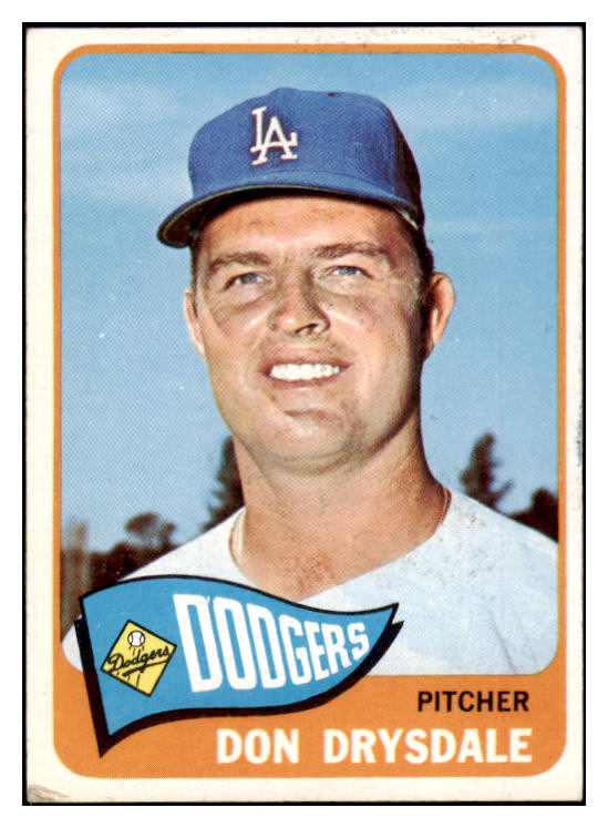 1965 Topps Baseball #260 Don Drysdale Dodgers EX+/EX-MT 509932