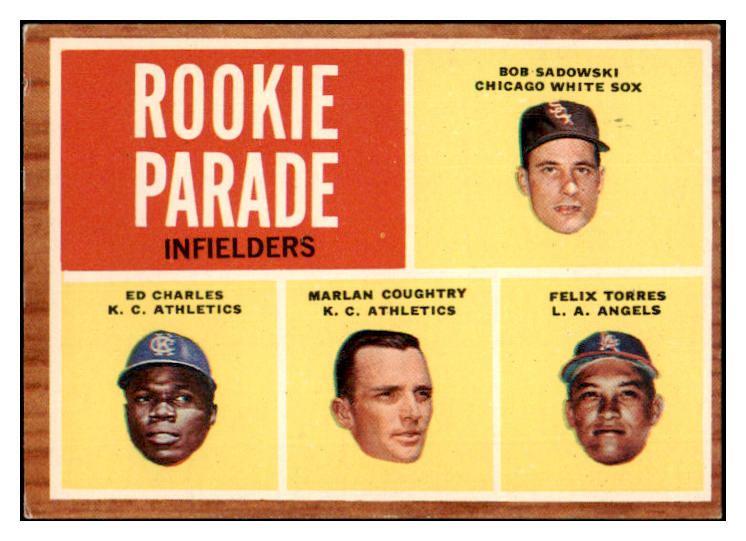 1962 Topps Baseball #595 Ed Charles A's EX+/EX-MT 509936