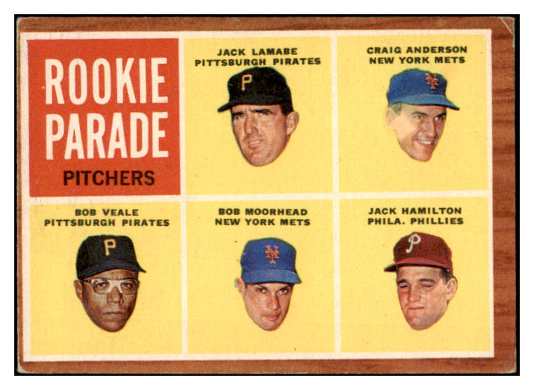 1962 Topps Baseball #593 Bob Veale Pirates EX 509945