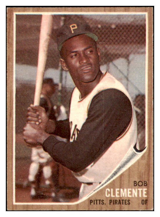 1962 Topps Baseball #010 Roberto Clemente Pirates EX-MT 509947