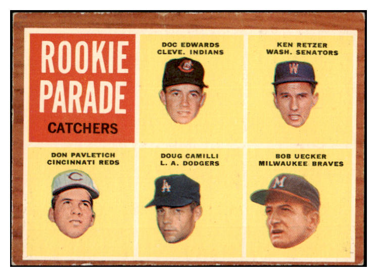 1962 Topps Baseball #594 Bob Uecker Braves VG-EX 509948