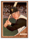 1962 Topps Baseball #353 Bill Mazeroski Pirates EX 509950