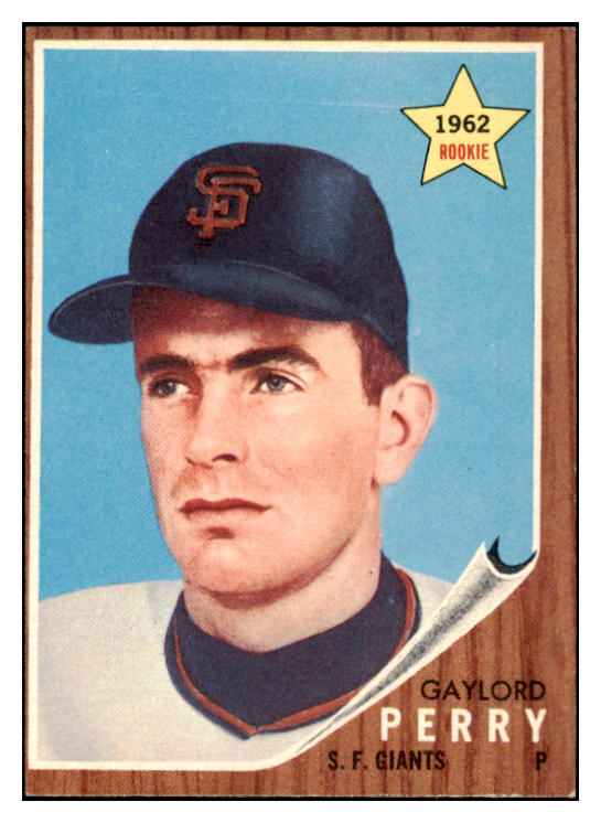 1962 Topps Baseball #199 Gaylord Perry Giants EX 509954