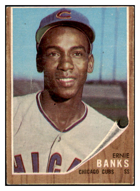 1962 Topps Baseball #025 Ernie Banks Cubs VG 509966