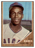 1962 Topps Baseball #025 Ernie Banks Cubs VG 509966