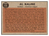 1962 Topps Baseball #470 Al Kaline A.S. Tigers EX-MT 509970