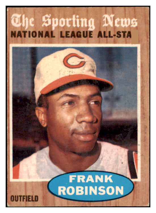 1962 Topps Baseball #396 Frank Robinson A.S. Reds EX-MT 509971