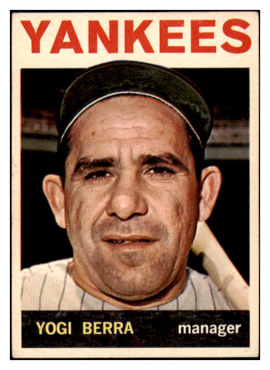 1964 Topps Baseball #021 Yogi Berra Yankees EX 509986